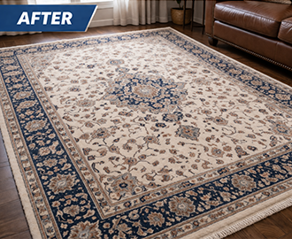 rug after deep cleaning service
