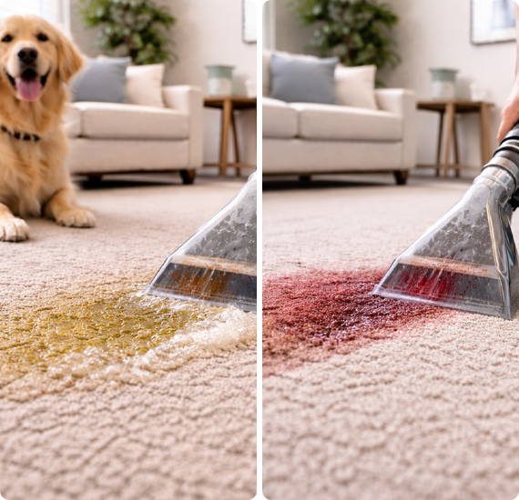 carpet stain removal service in Frisco