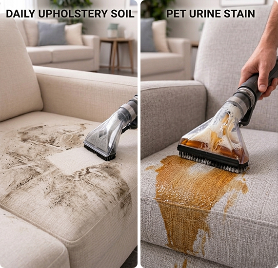 sofa stain removal service in Frisco
