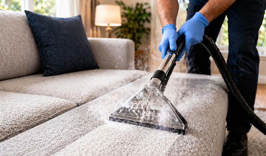 steam upholstery cleaning service in Frisco TX